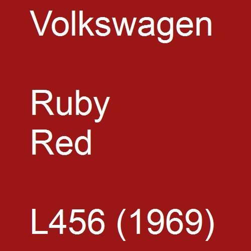 Volkswagen, Ruby Red, L456 (1969).